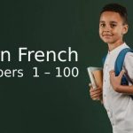 Learn French numbers