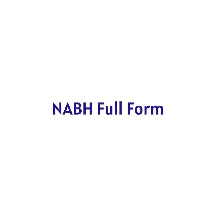 NABH Full Form