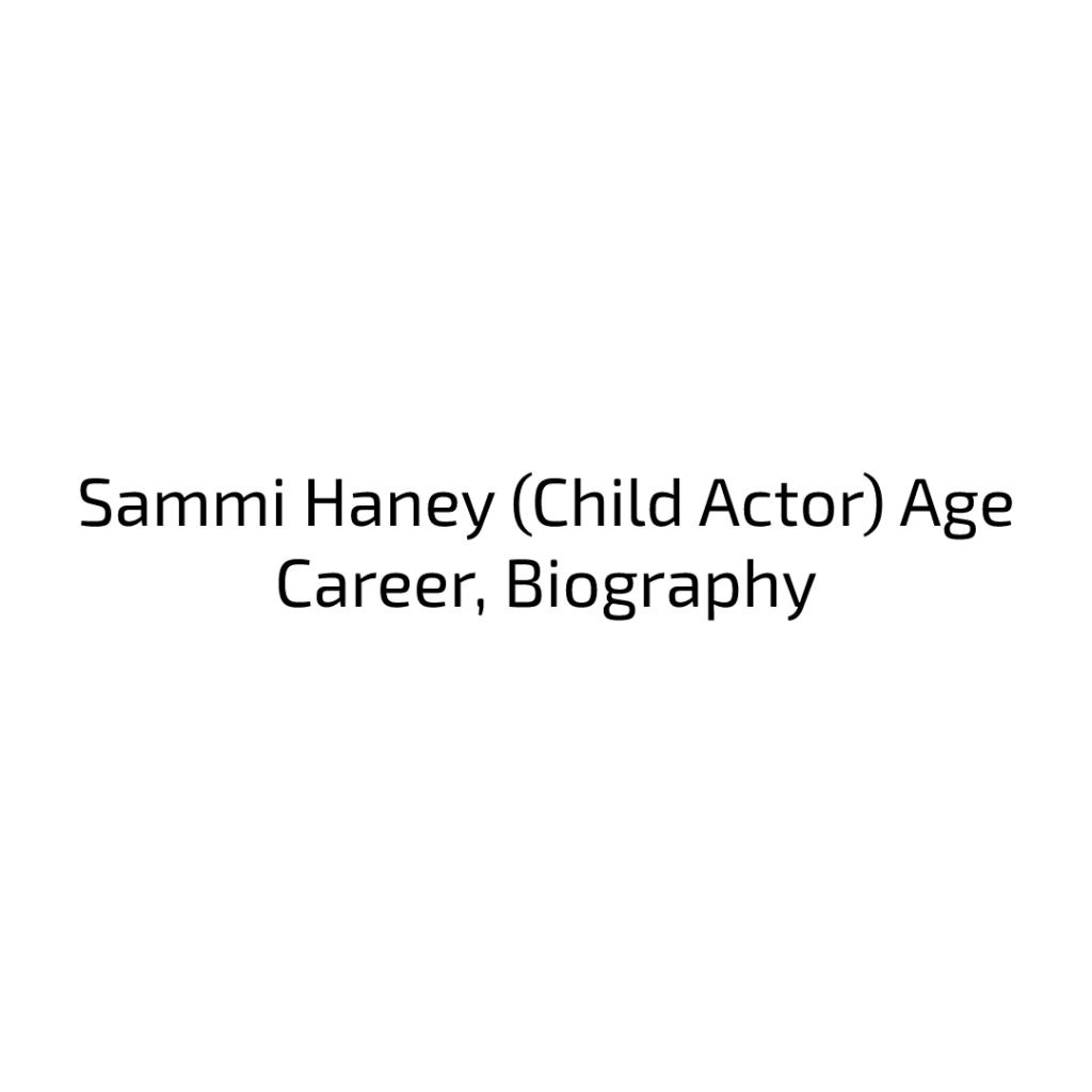 Sammi Haney