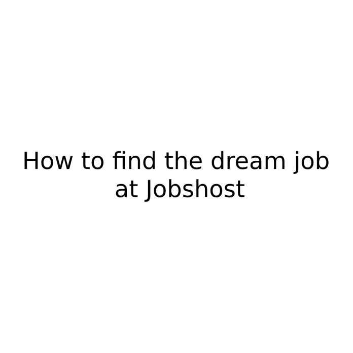 Jobshost