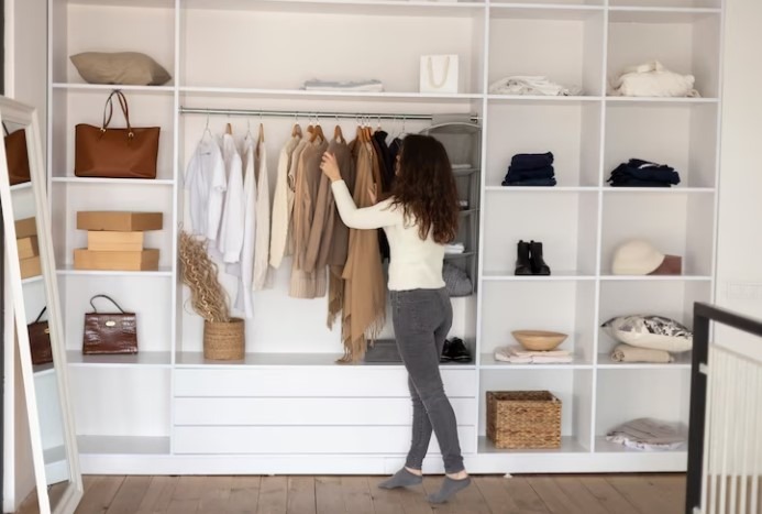 built-in wardrobe