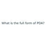PDA