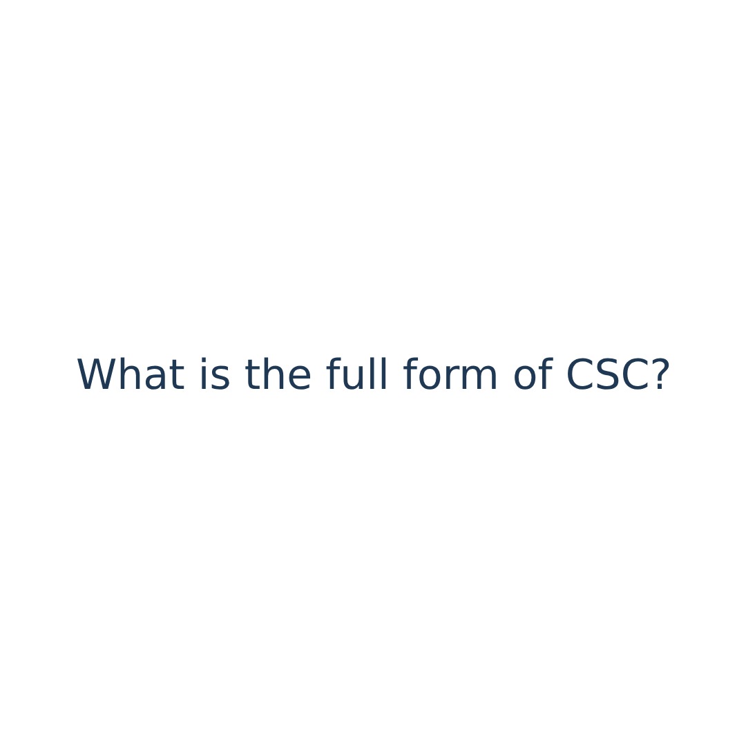 CSC