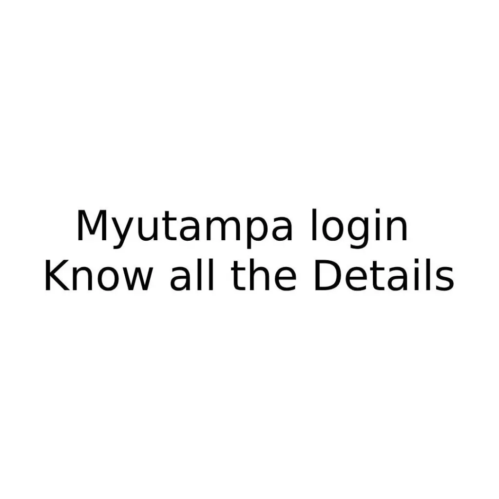 Myutampa login