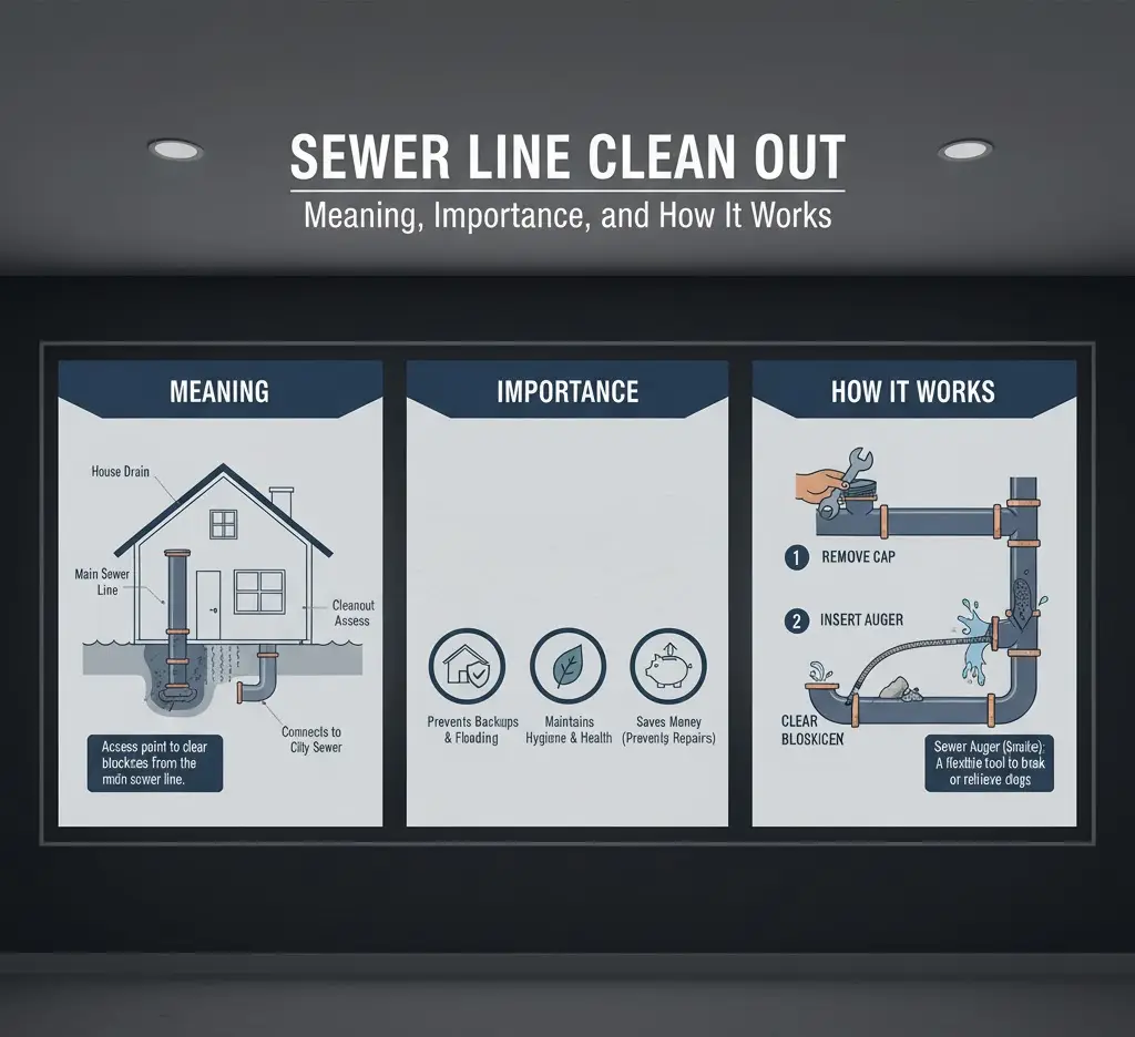 Sewer Line Clean Out: Meaning, Importance, and How It Works