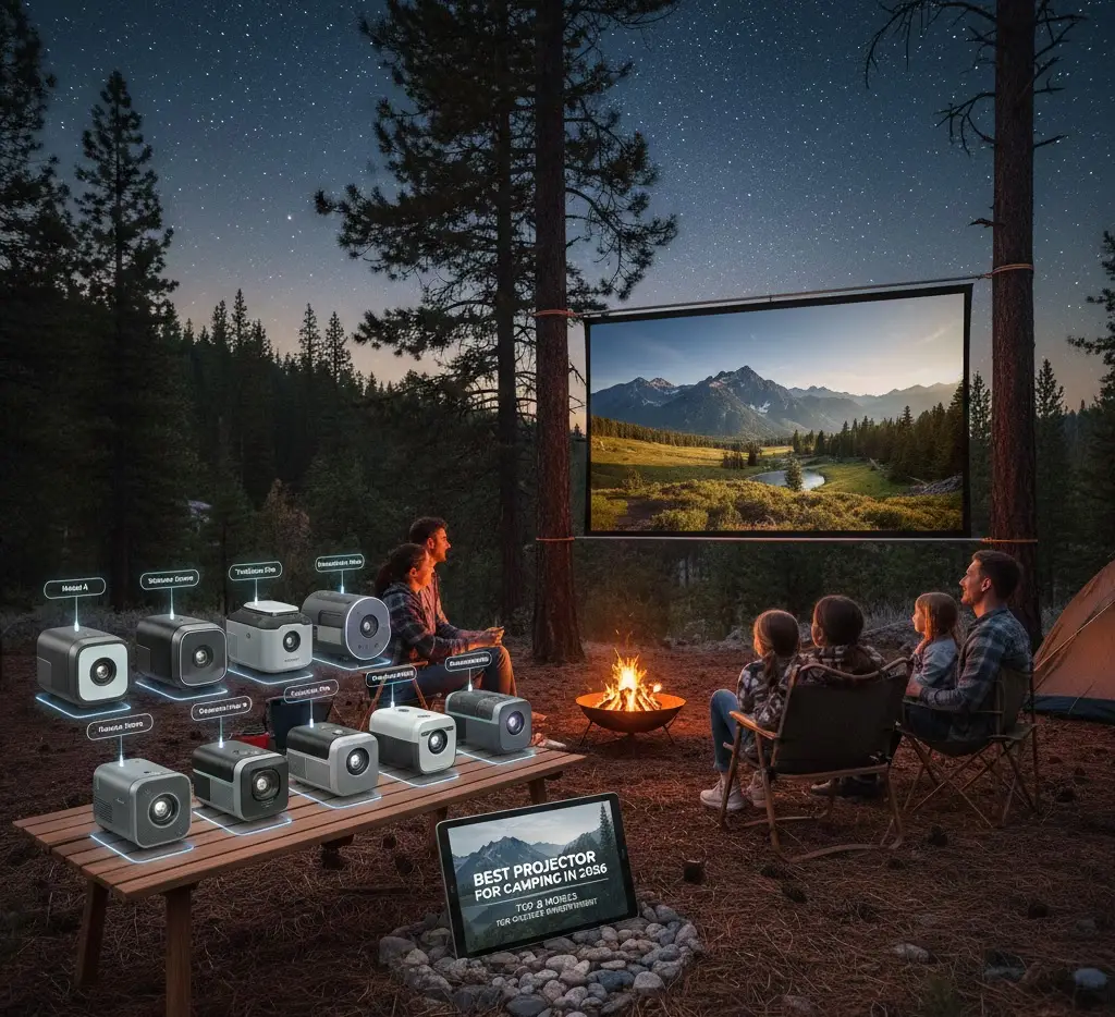 Best Projector for Camping in 2026: Top 8 Models for Outdoor Entertainment