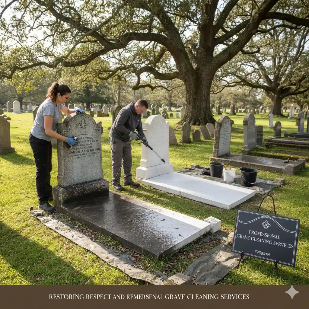 Grave Cleaning Services by Grave Angels