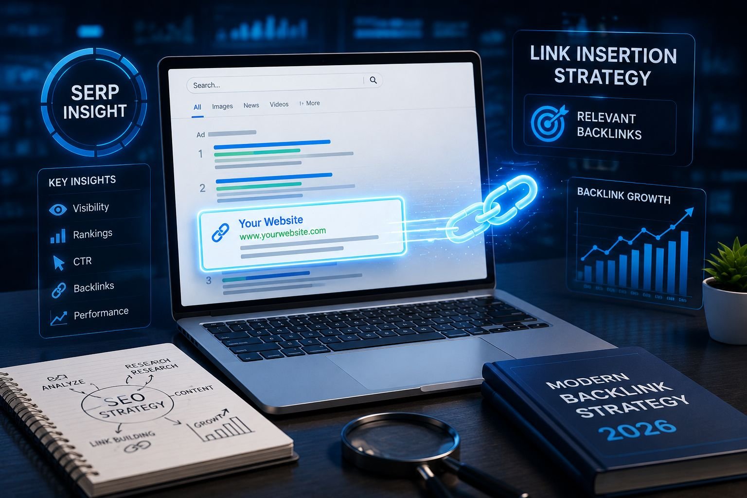 SERP Insight Link Insertion